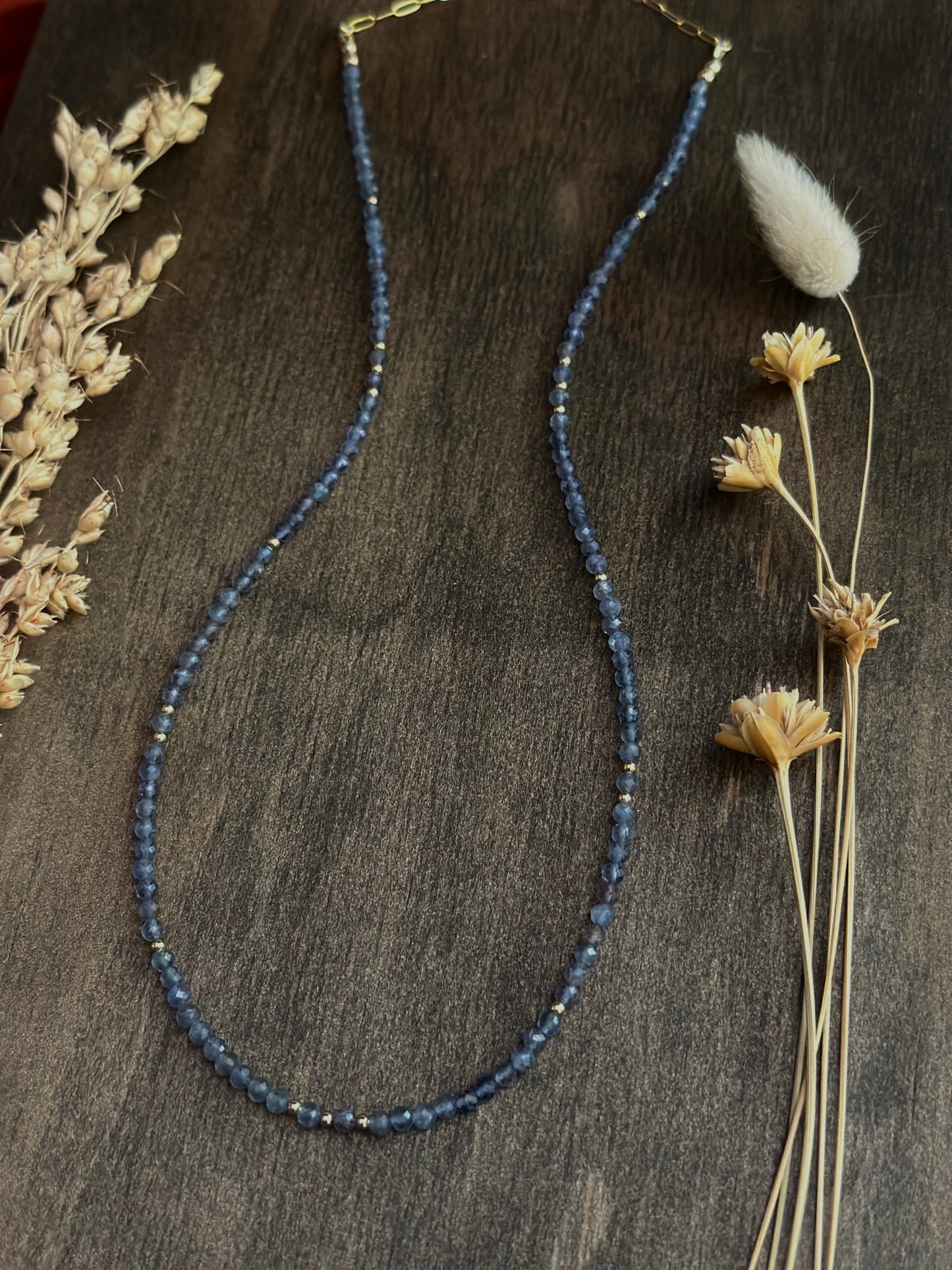 Sunstone Iolite Necklace