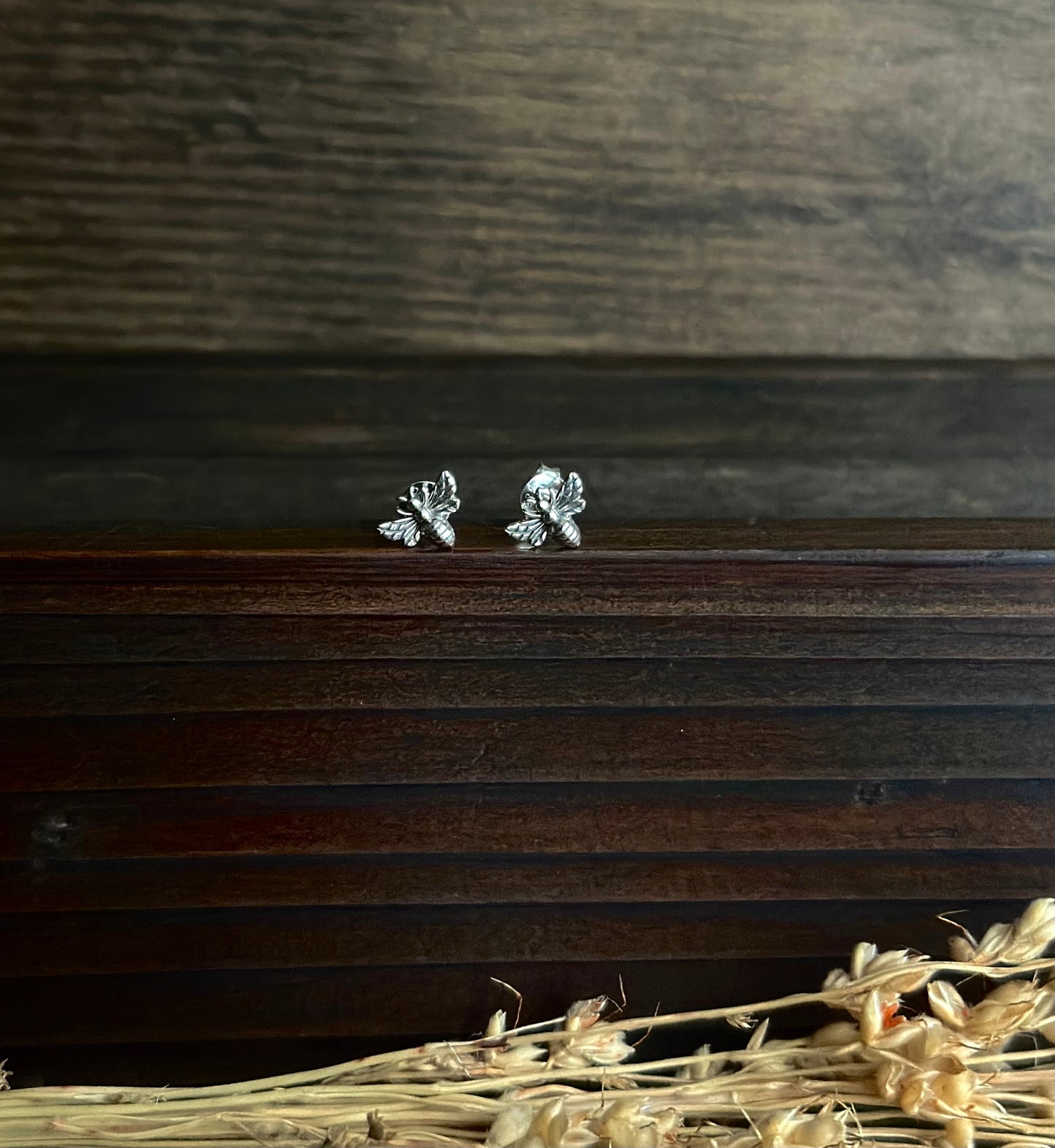 Tiny Bee Stud Earrings