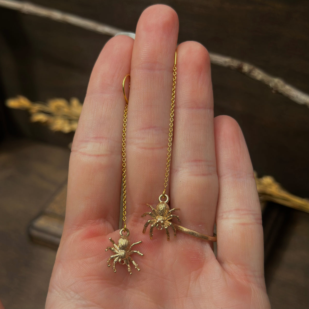 Spider Threader Earrings