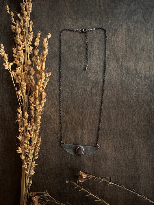 Chocolate Sapphire Necklace