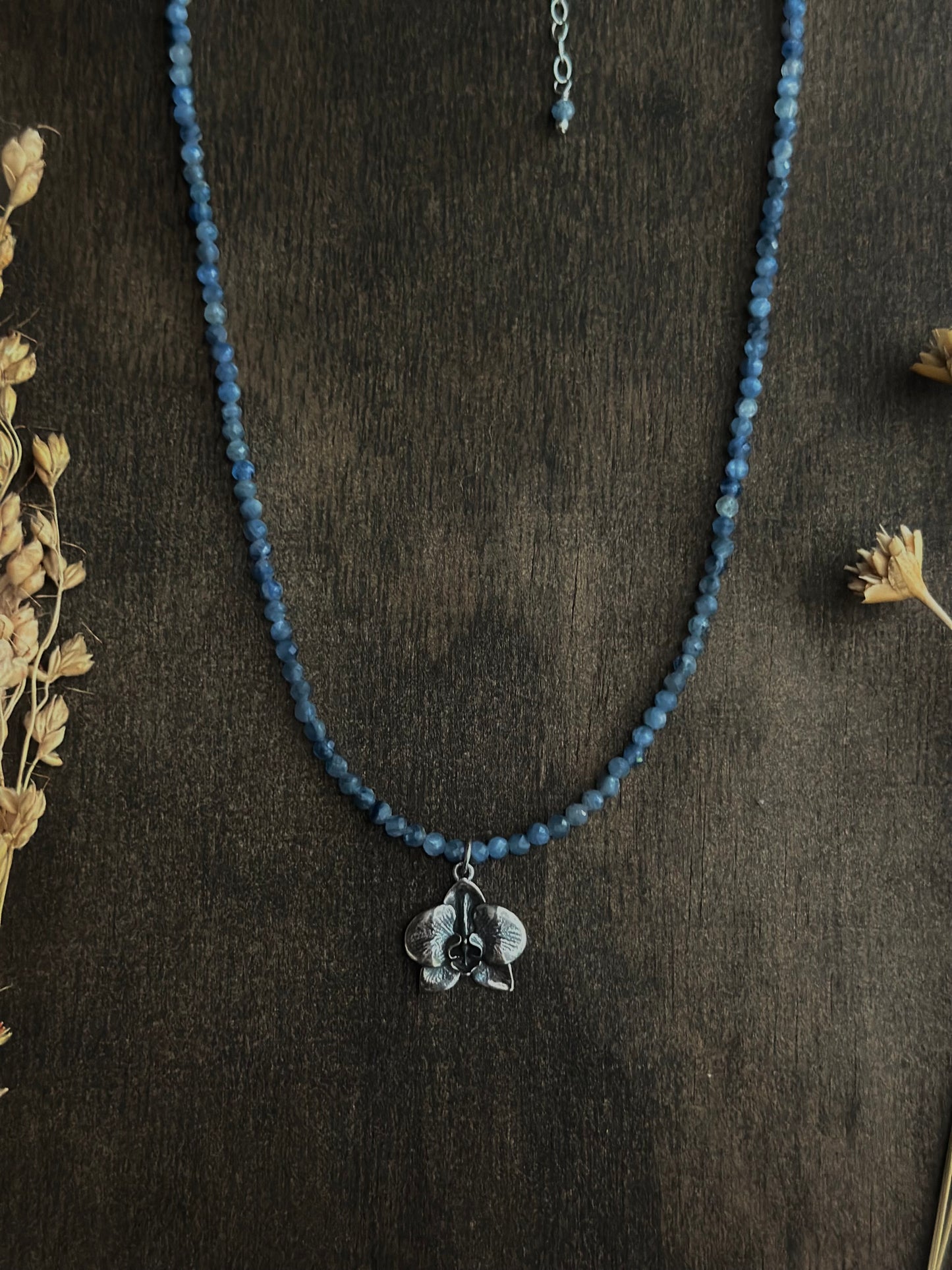 Kyanite Orchid Necklace