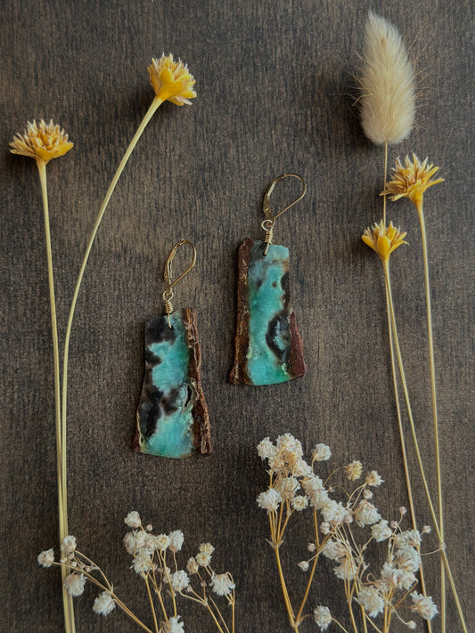 Chrysoprase Earrings