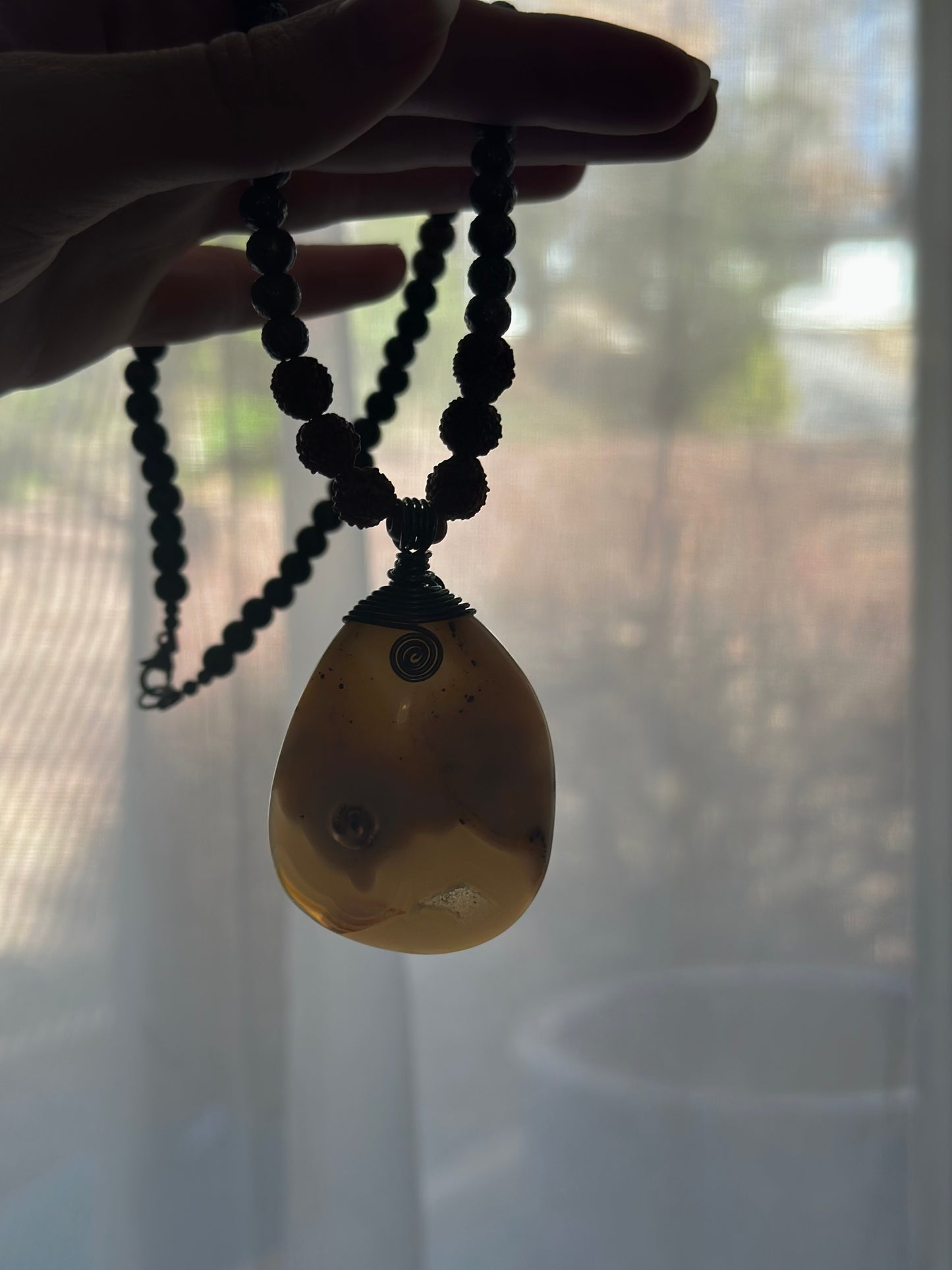 Lace Agate Necklace