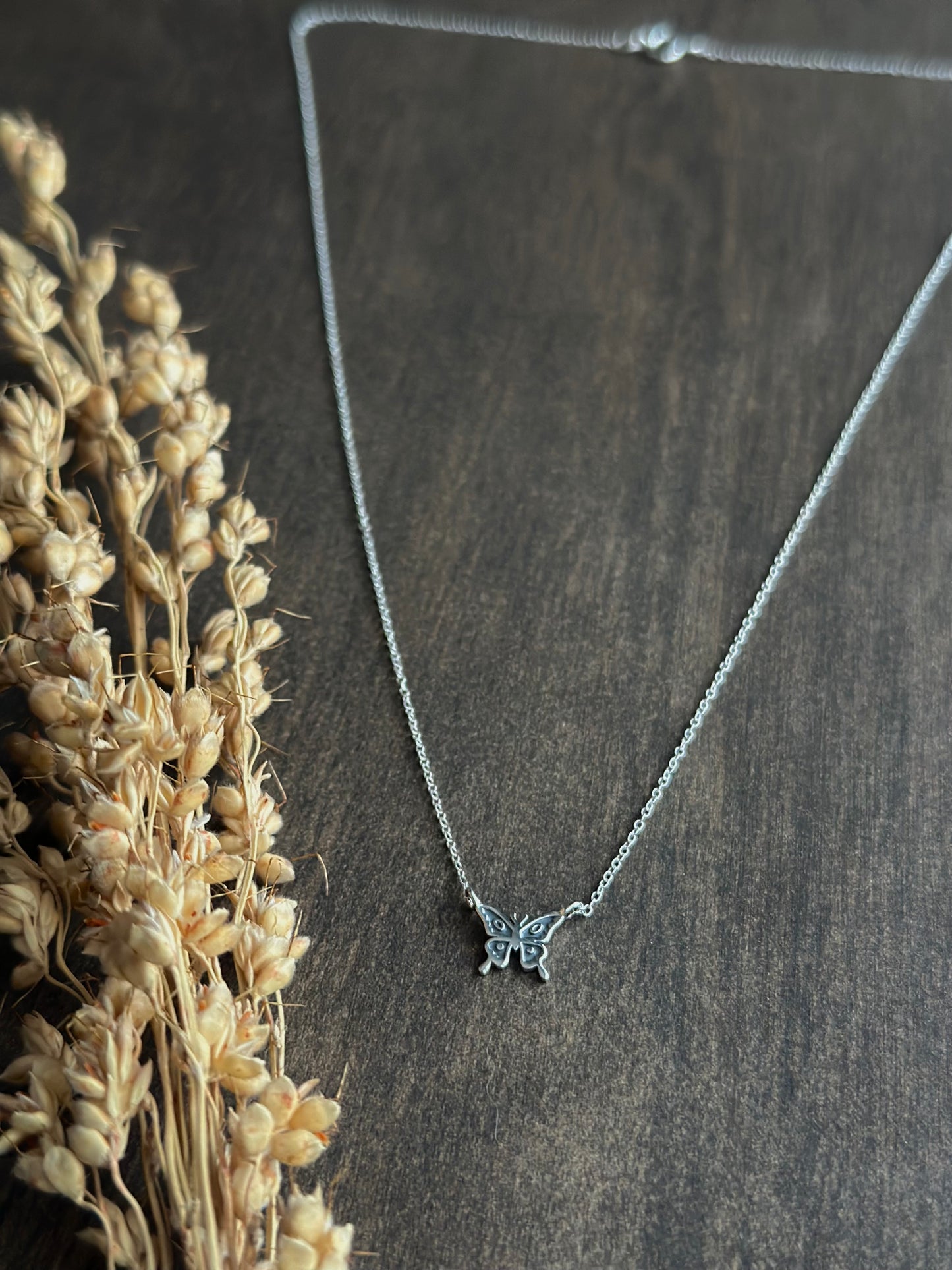 Tiny Butterfly Necklace