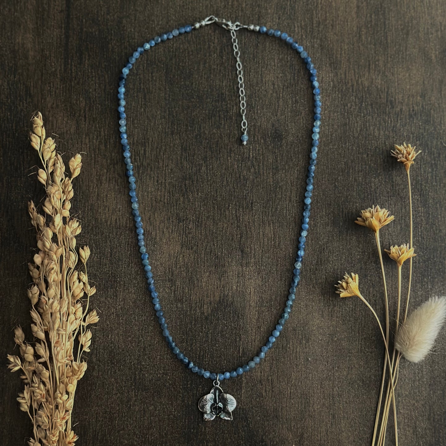 Kyanite Orchid Necklace