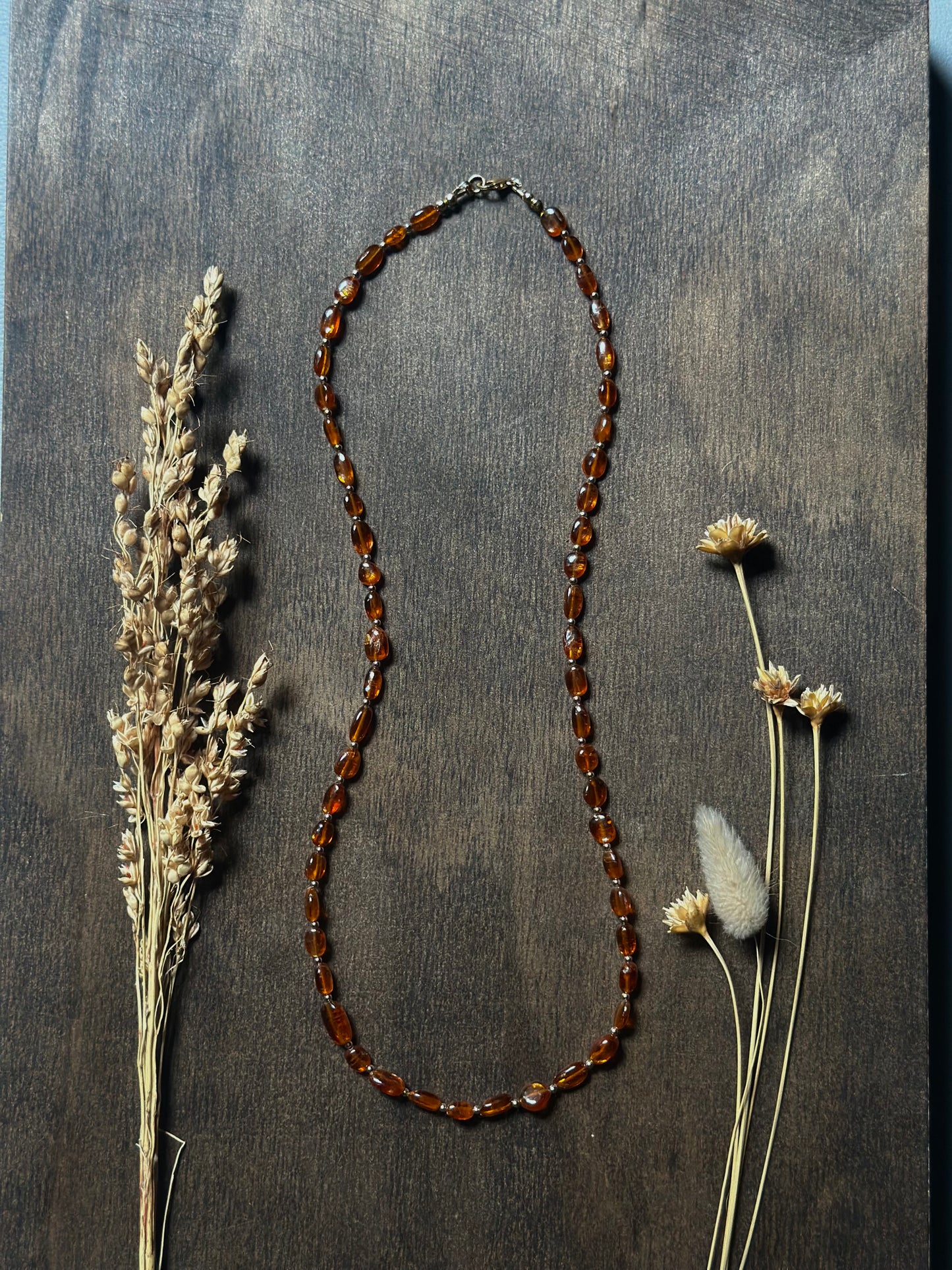 Orange Kyanite Necklace
