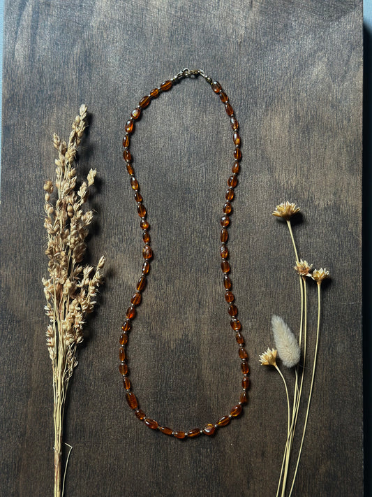 Orange Kyanite Necklace