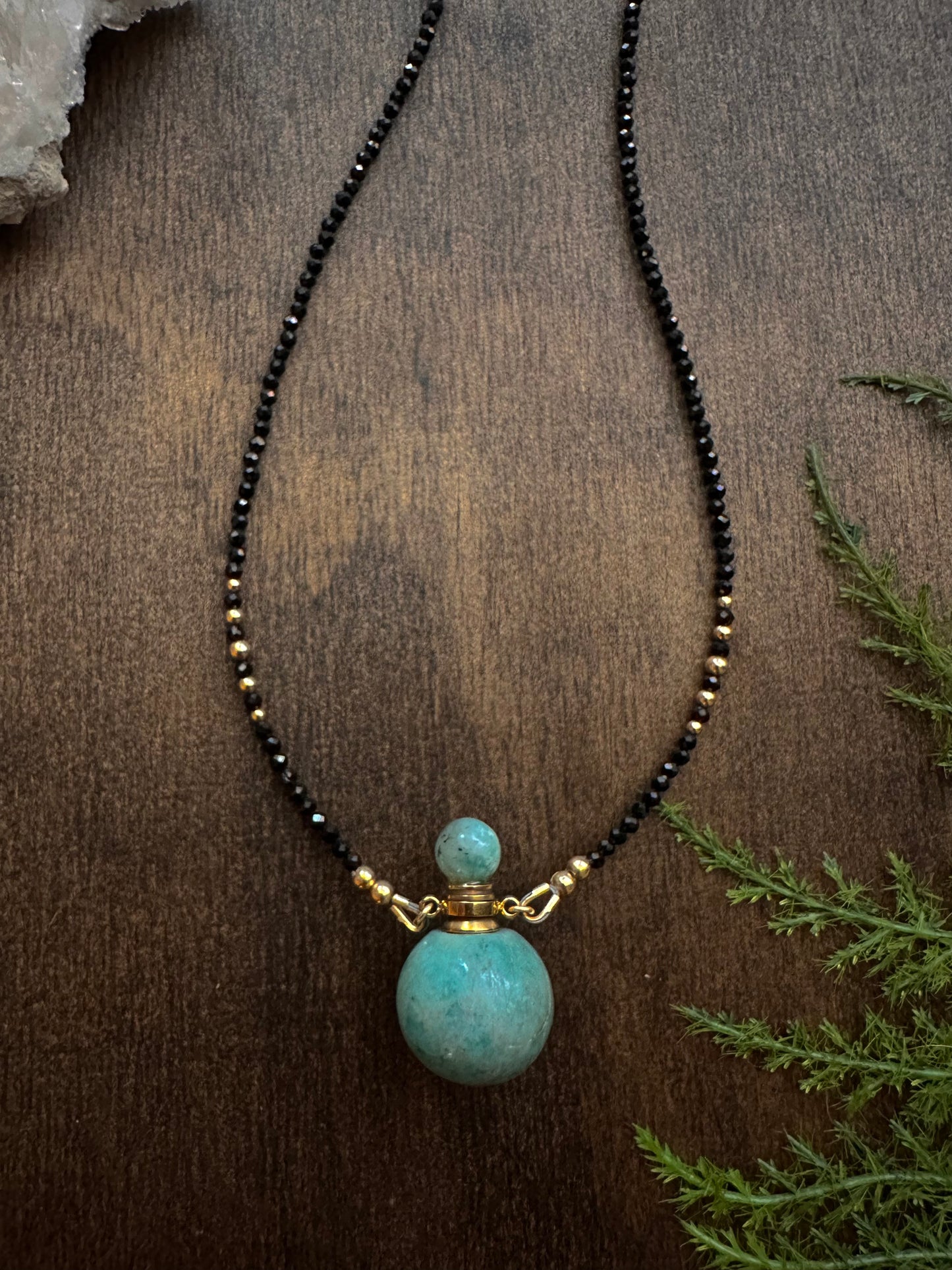 Bottle Necklace - Amazonite