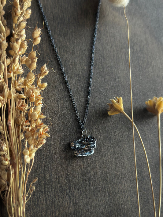 T-Rex Skull Necklace