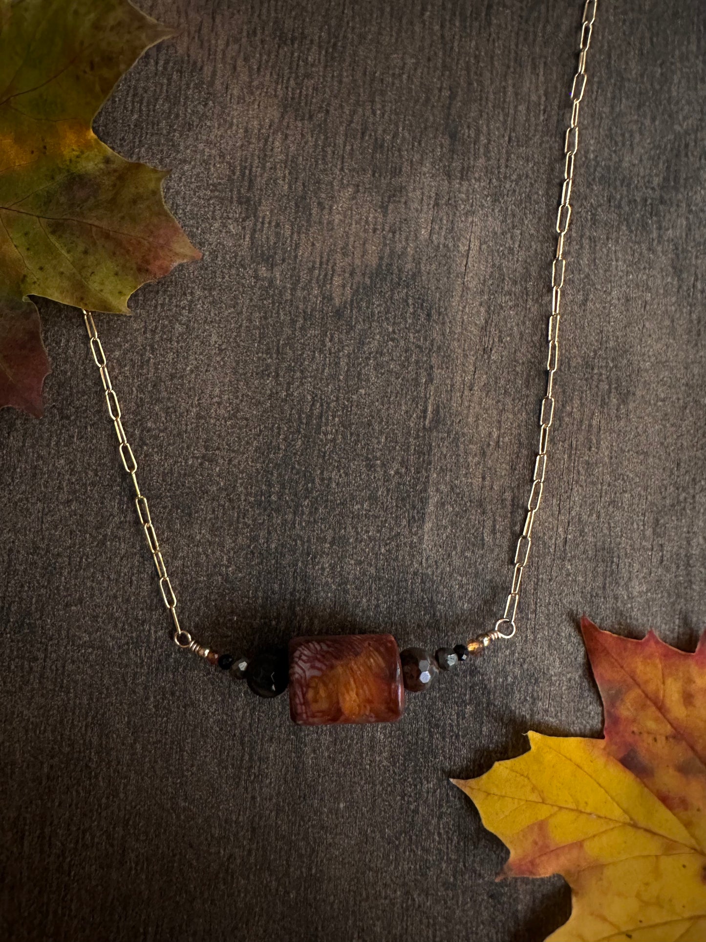 Fossilized Coral Necklace