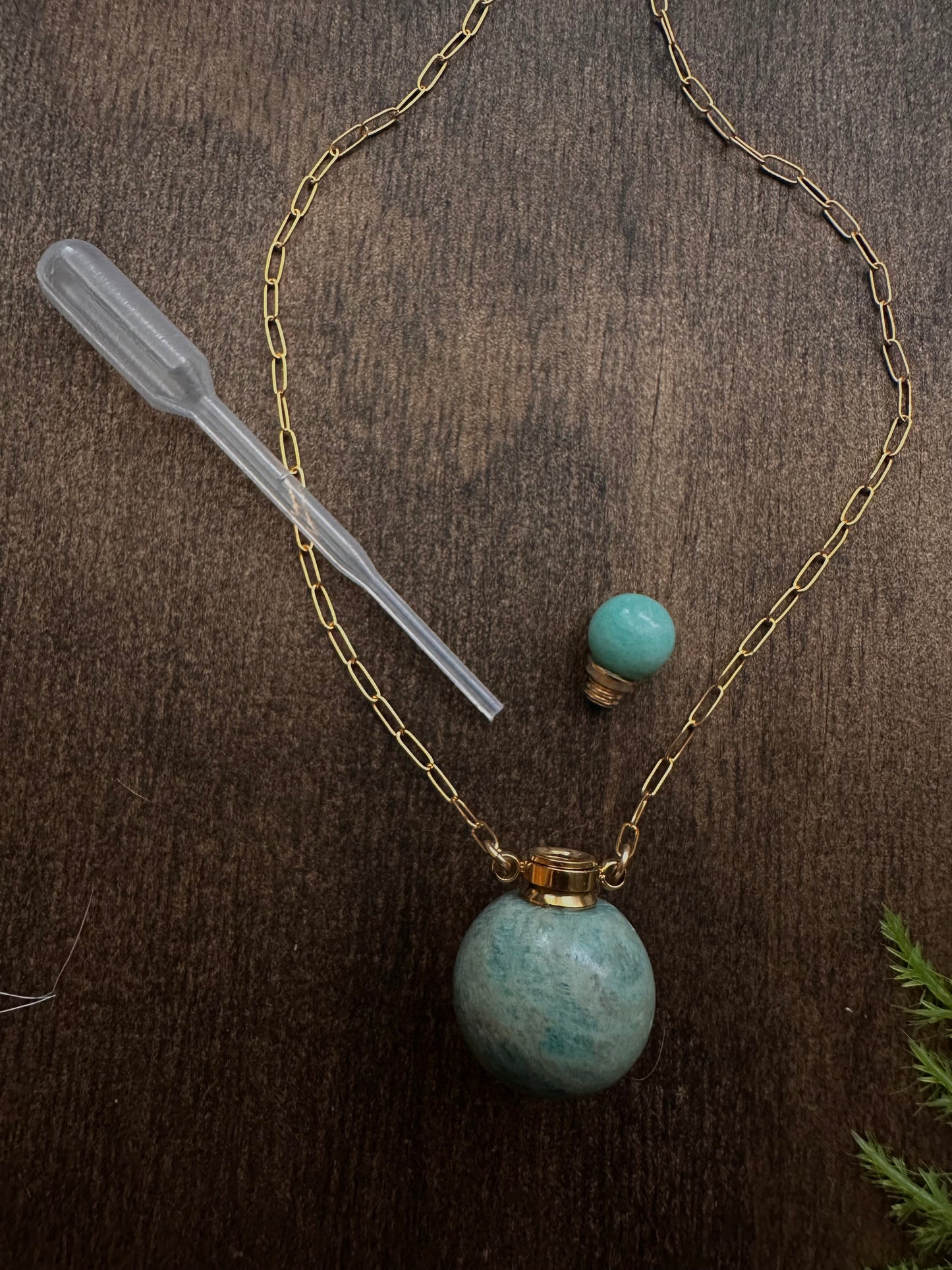 Bottle Necklace - Amazonite