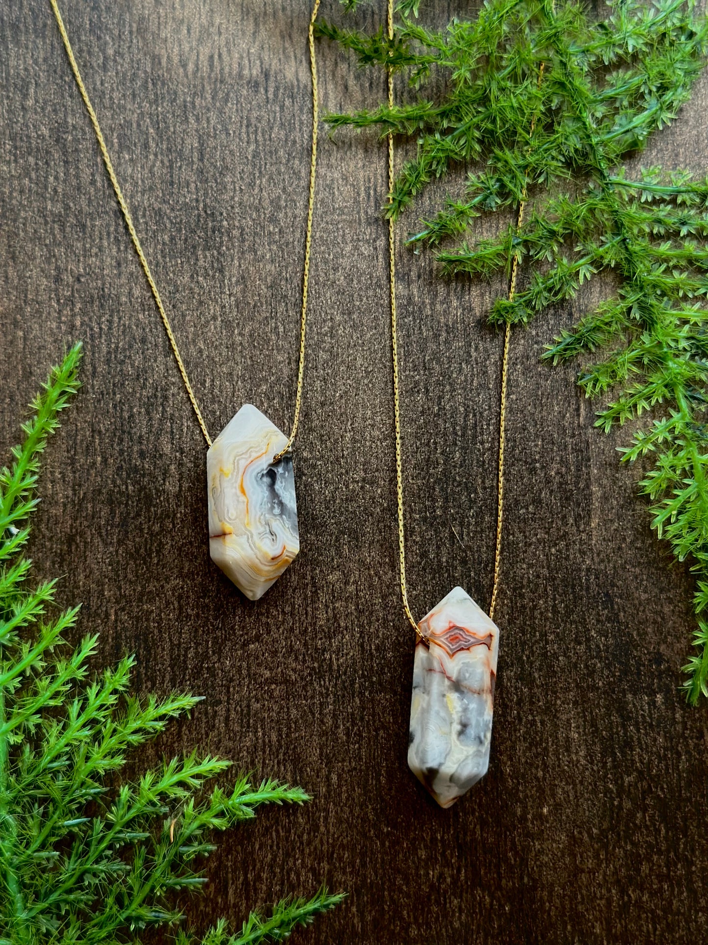 Crazy Lace Agate Necklace