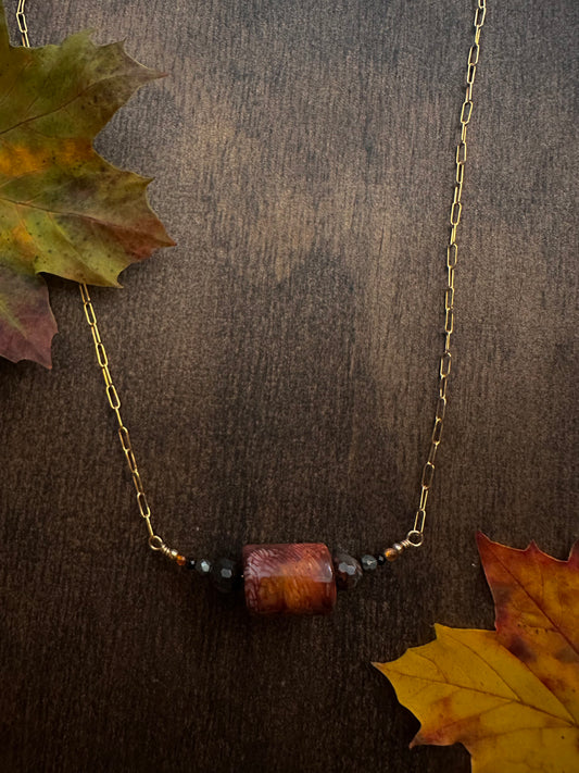 Fossilized Coral Necklace