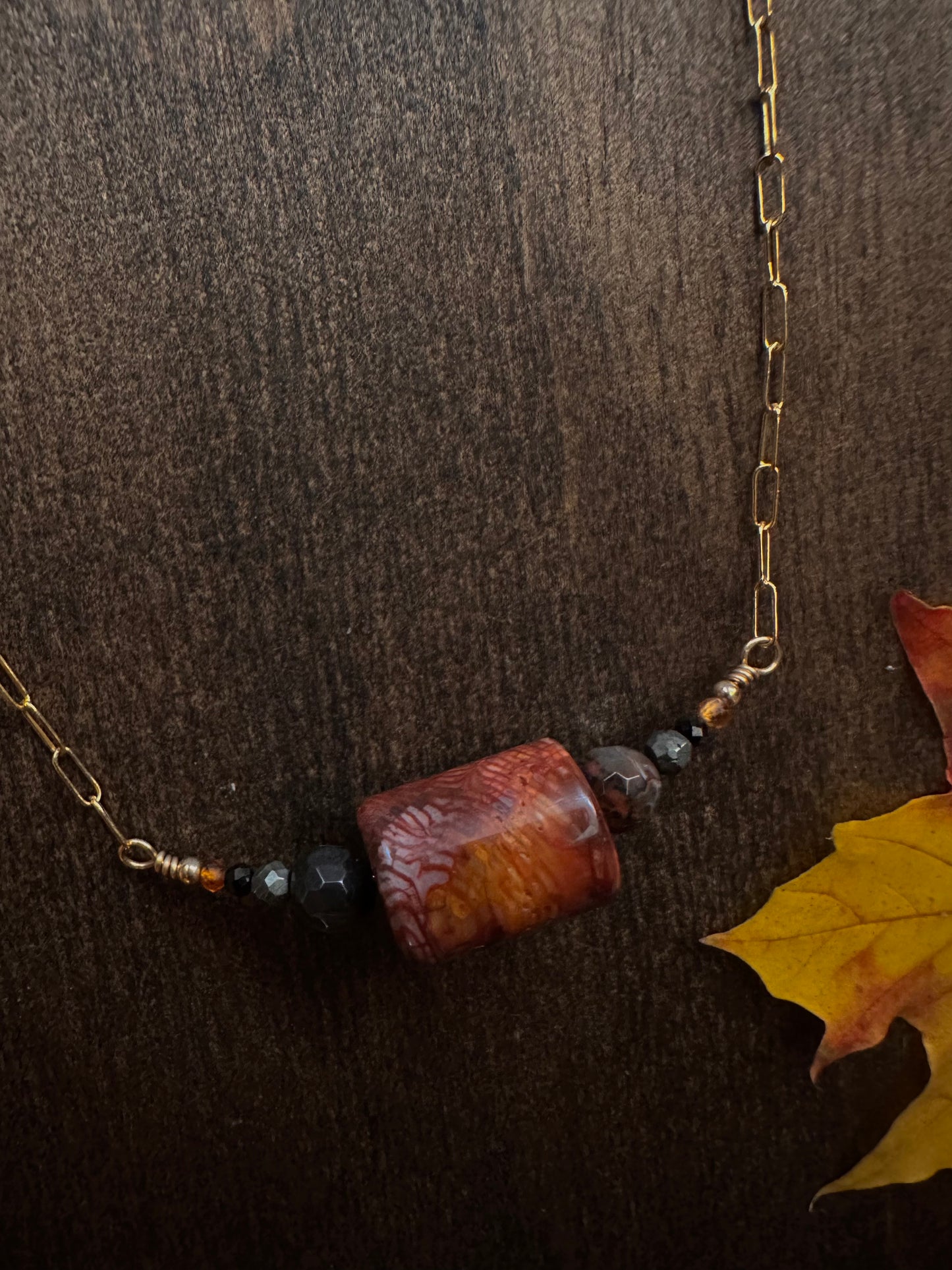 Fossilized Coral Necklace