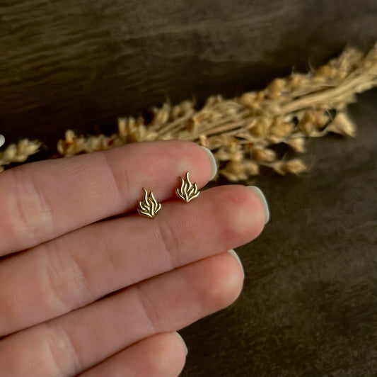 When Your Fire's Gone, So Are You Stud Earrings