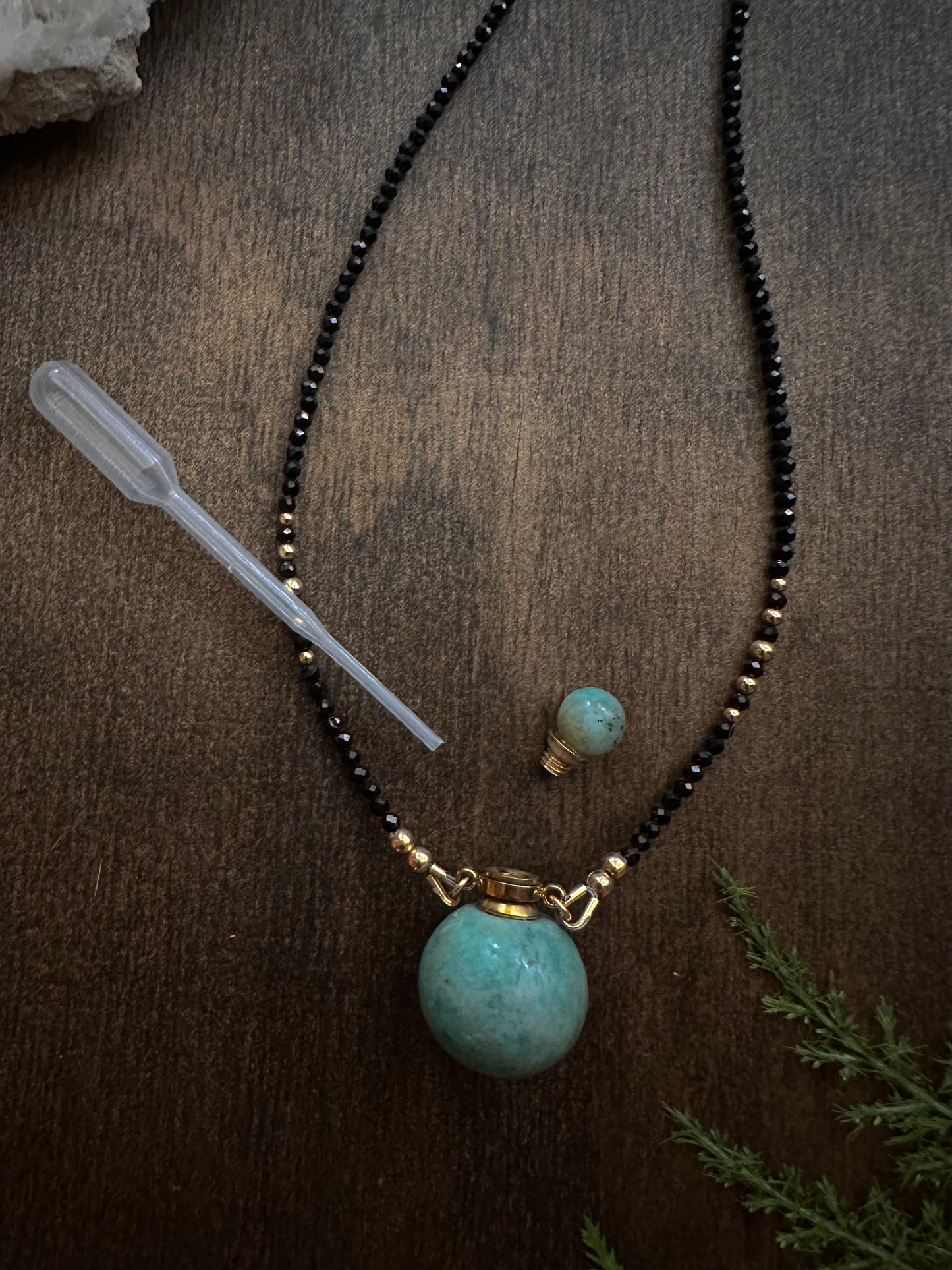 Bottle Necklace - Amazonite