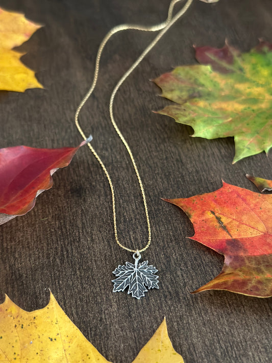 Maple Leaf Necklace