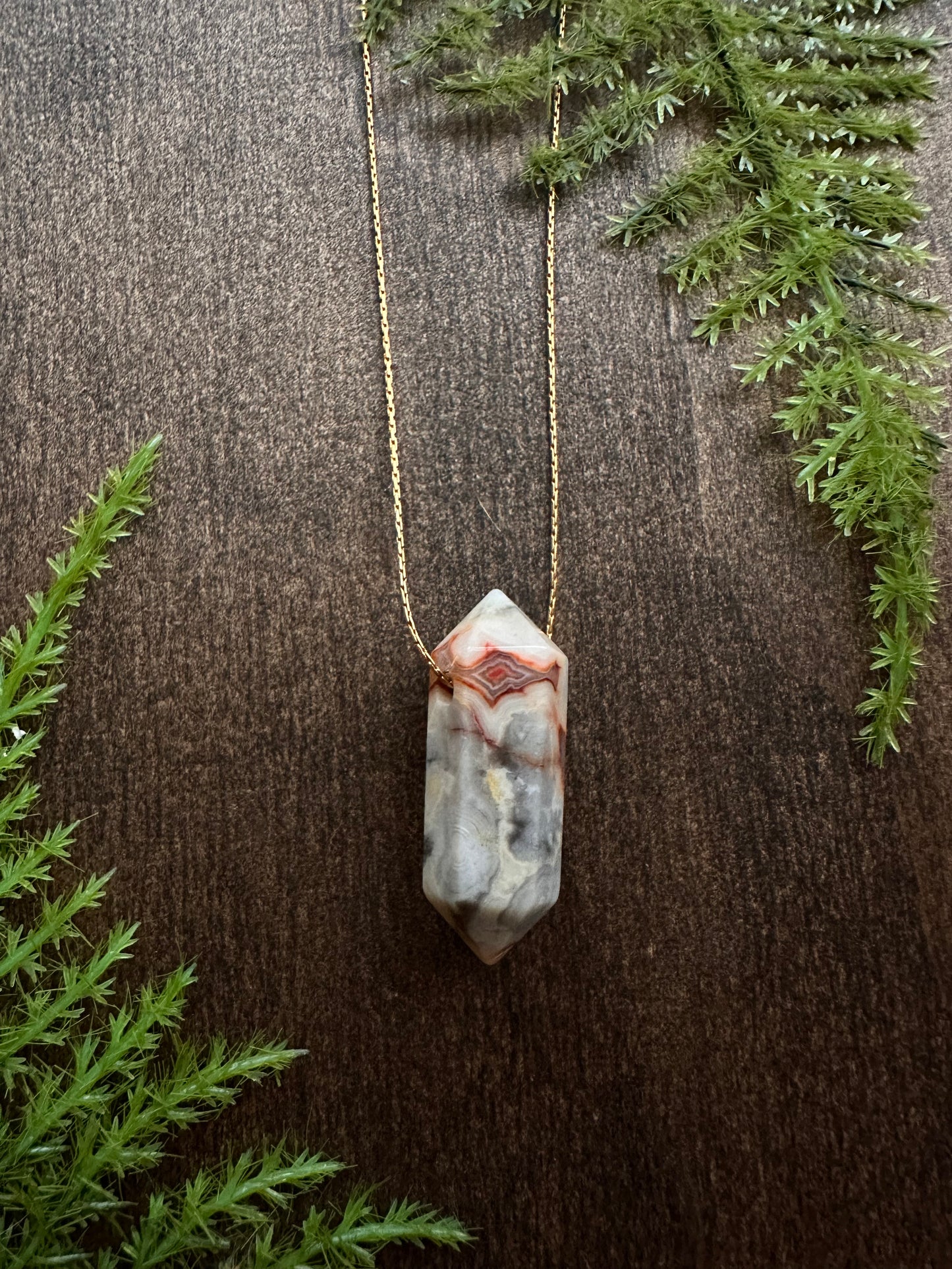 Crazy Lace Agate Necklace