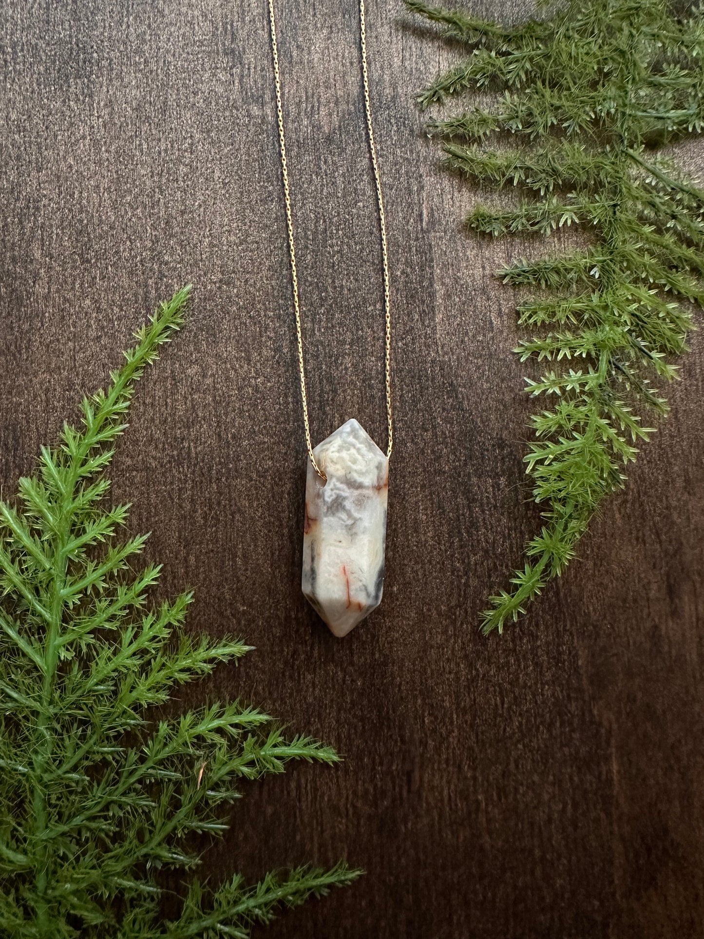 Crazy Lace Agate Necklace