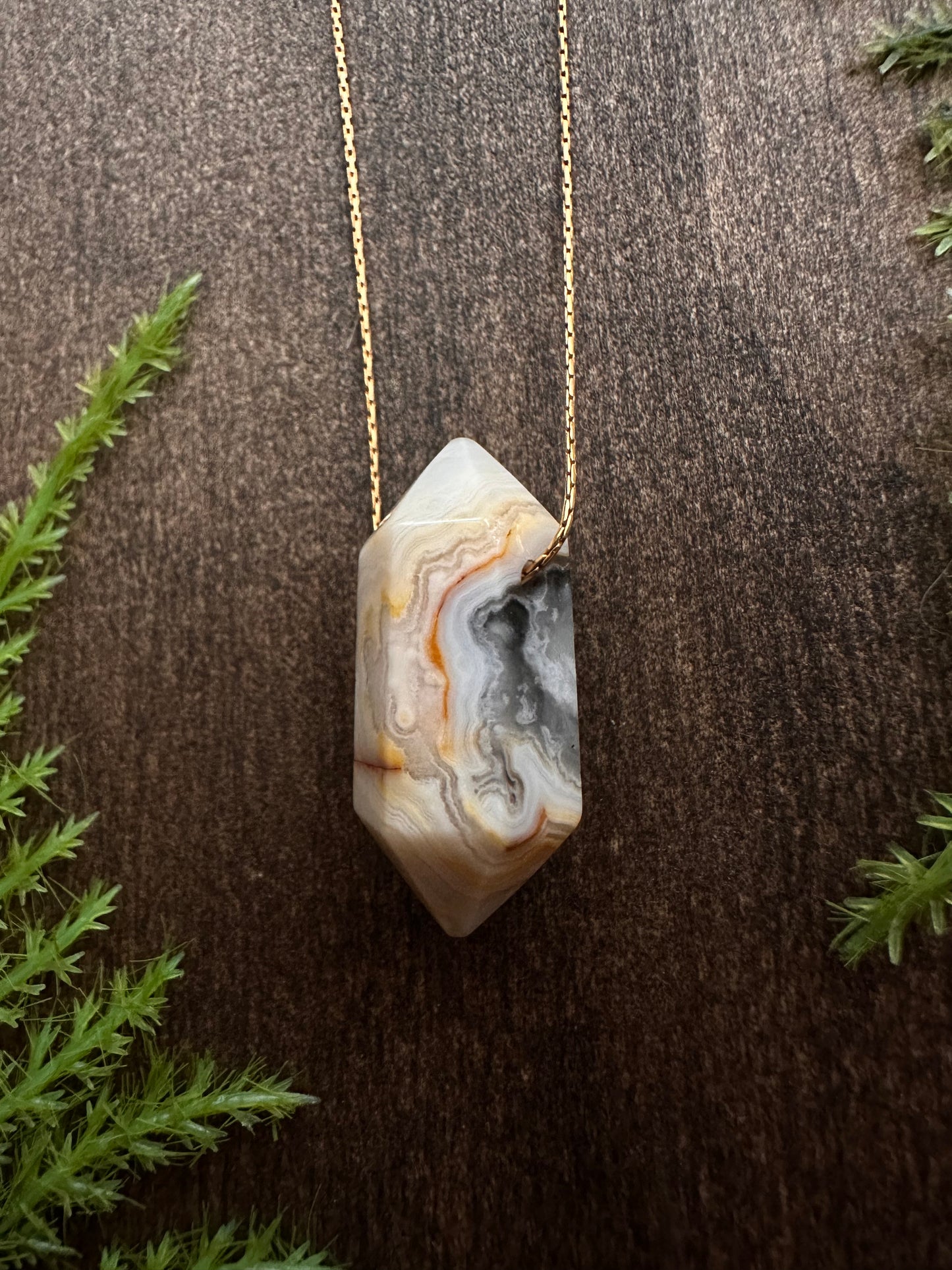 Crazy Lace Agate Necklace