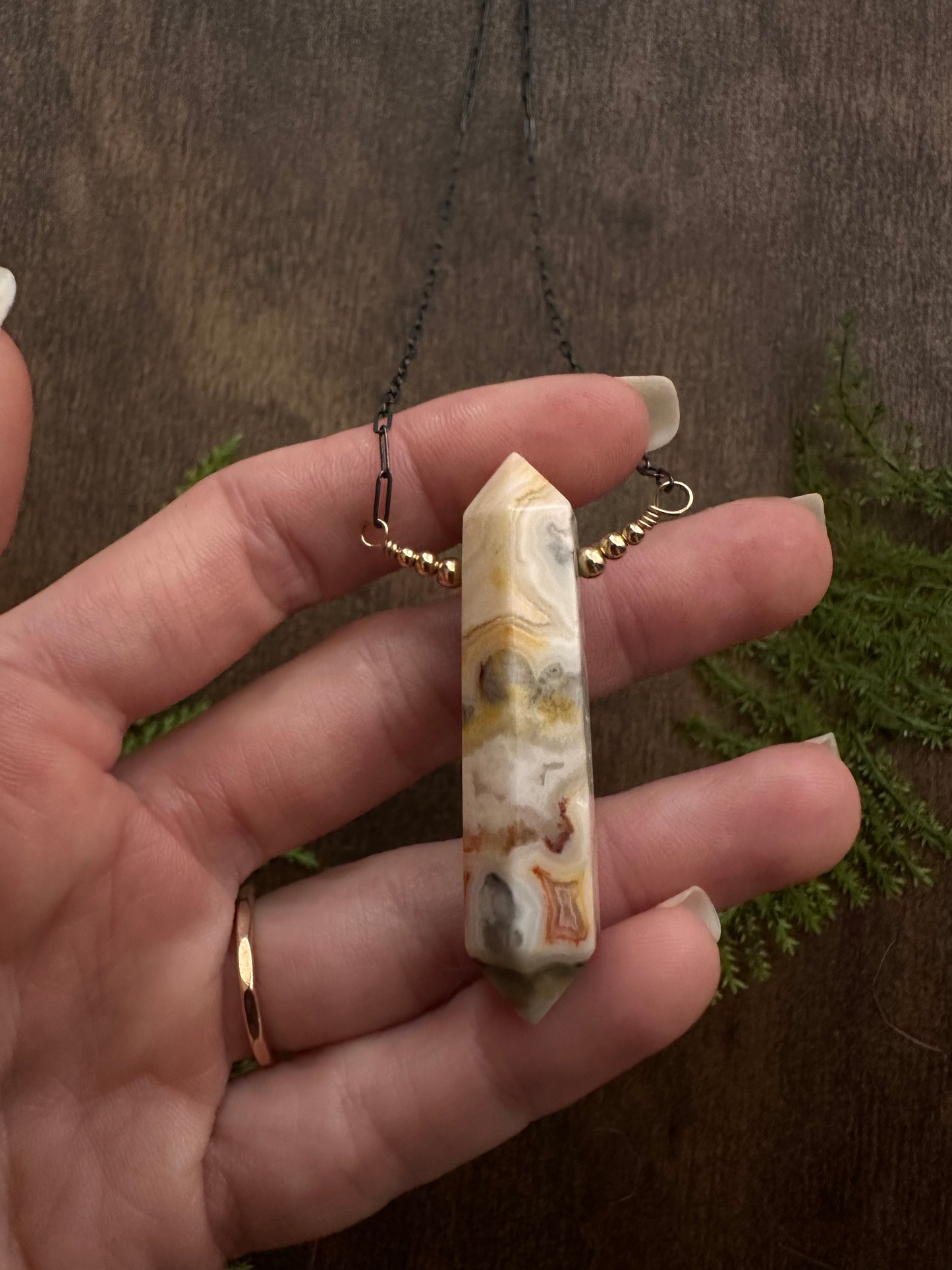 Crazy Lace Agate Necklace