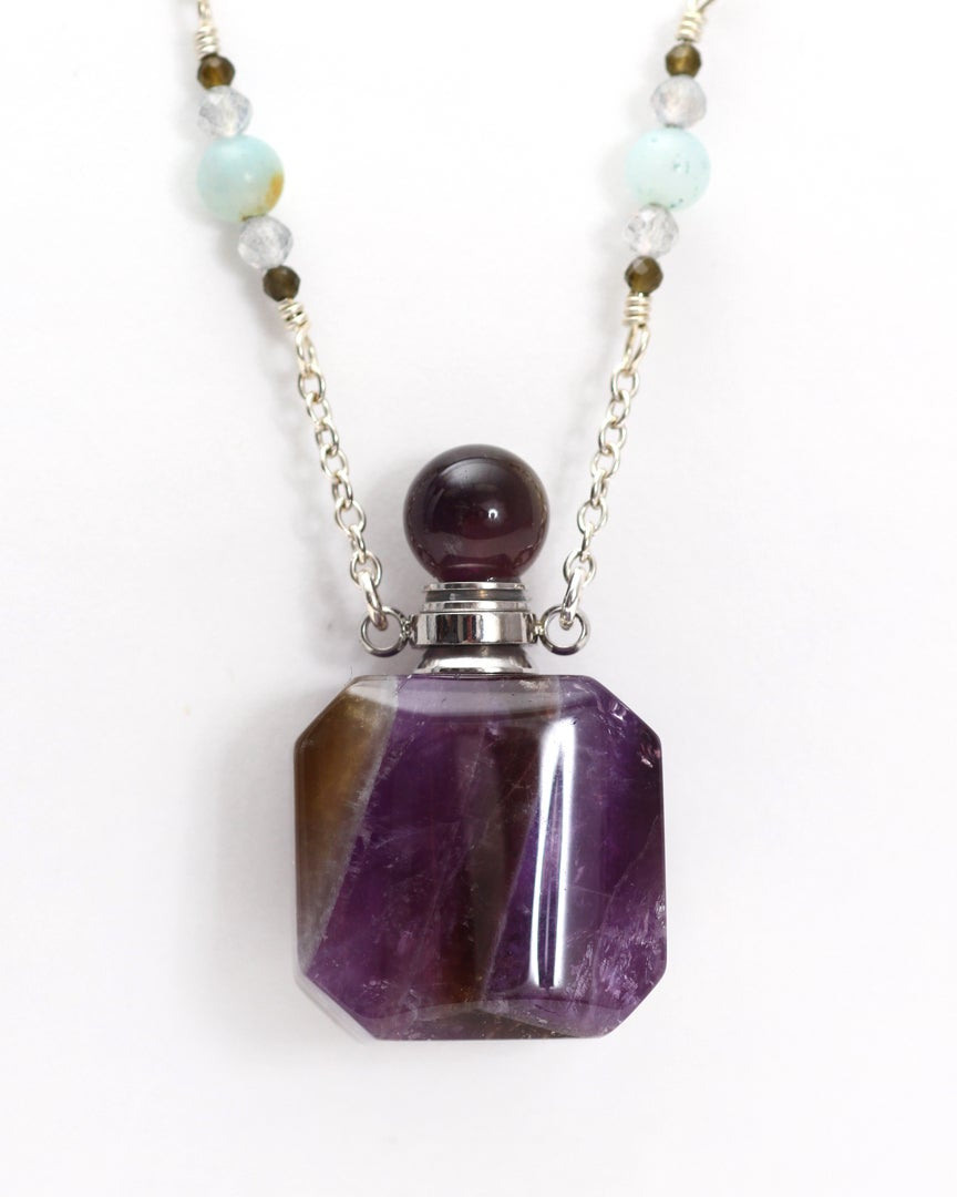 Bottle Necklace - Amethyst