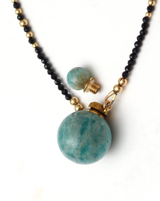 Bottle Necklace - Amazonite