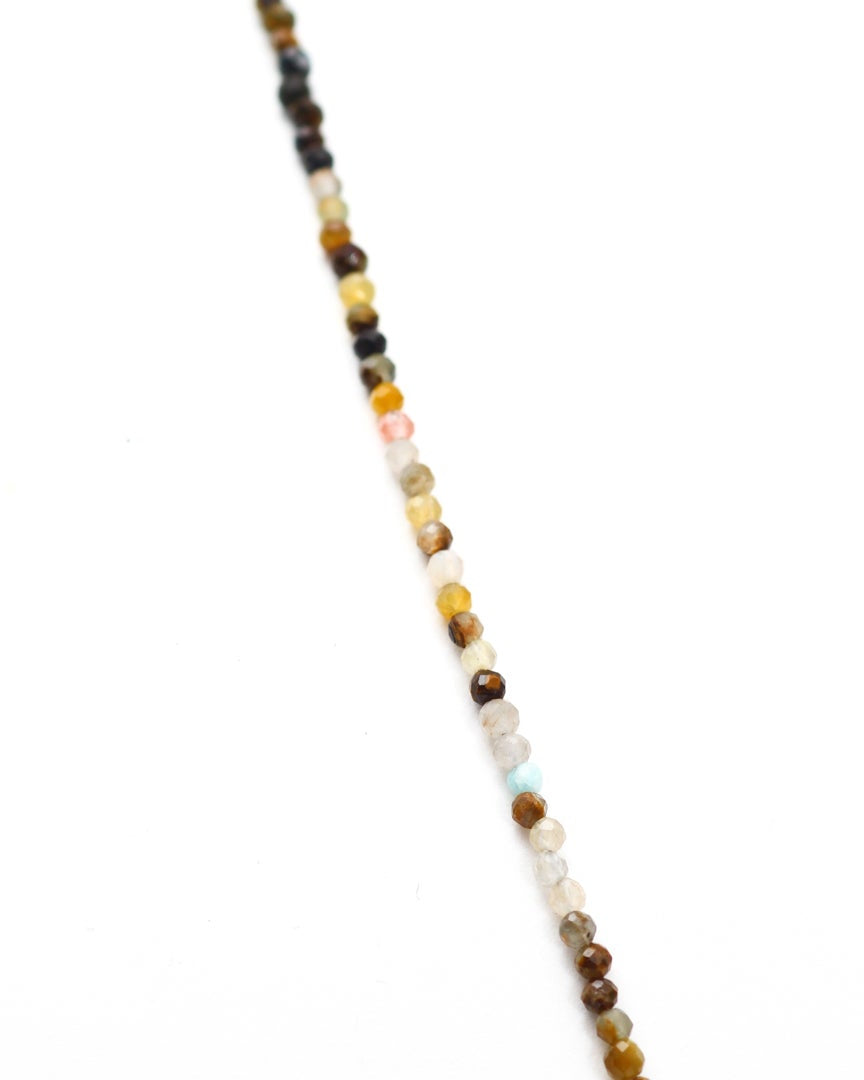 Indian Agate Leaf & Pietersite Necklace