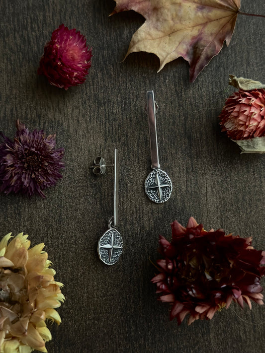 Star Bar Earrings