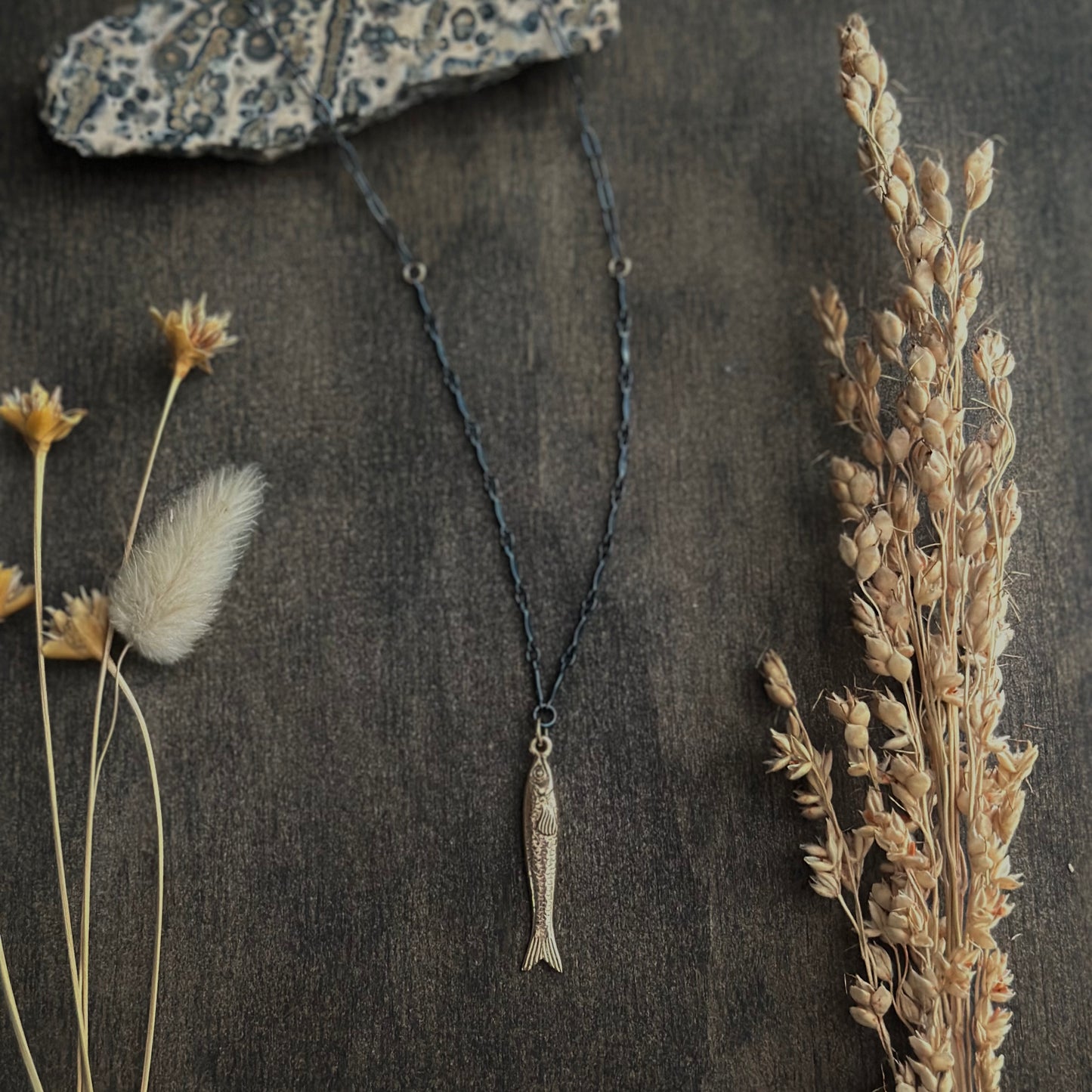 Sardine Charm Necklace