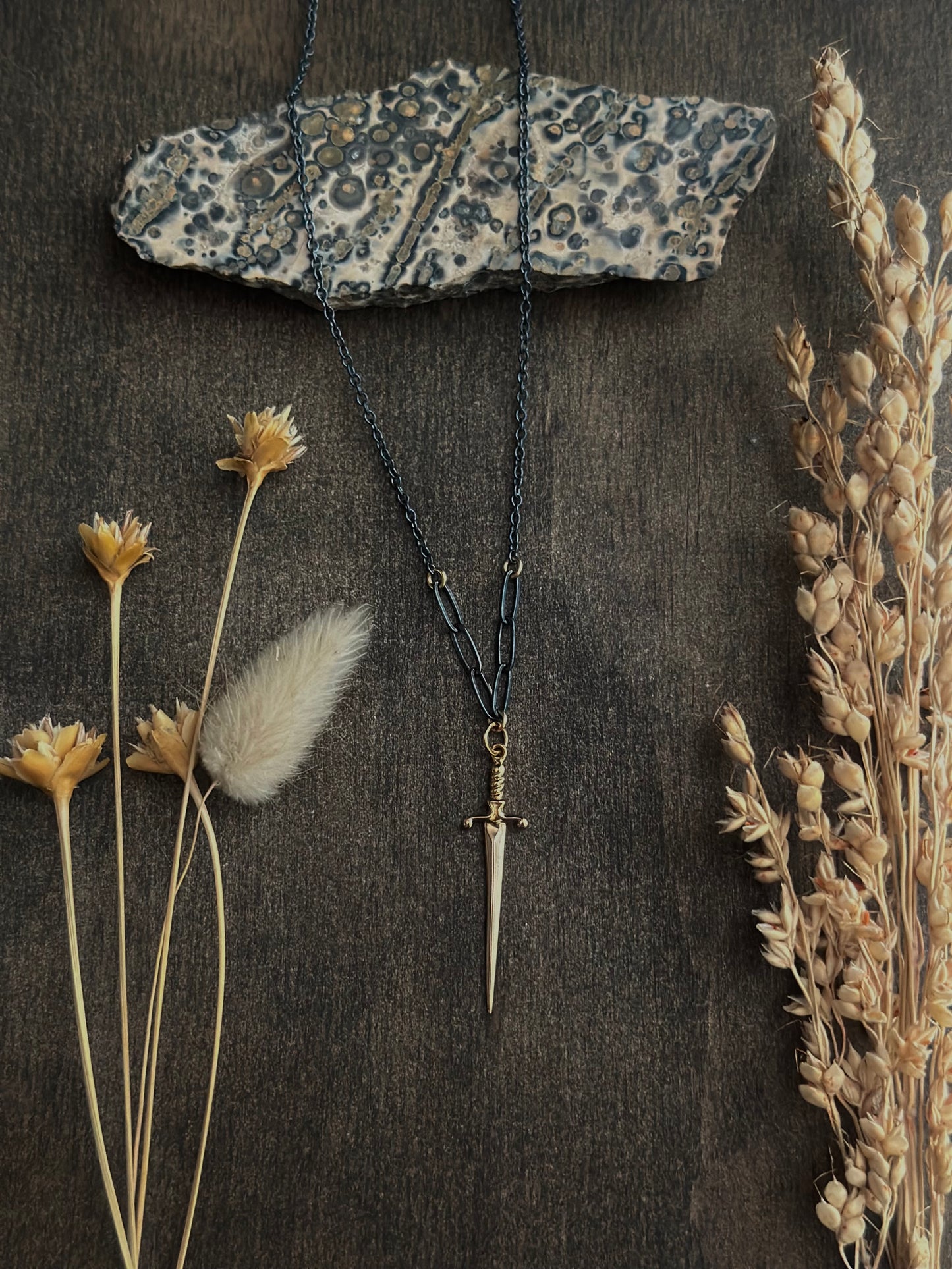 Dagger Charm Necklace