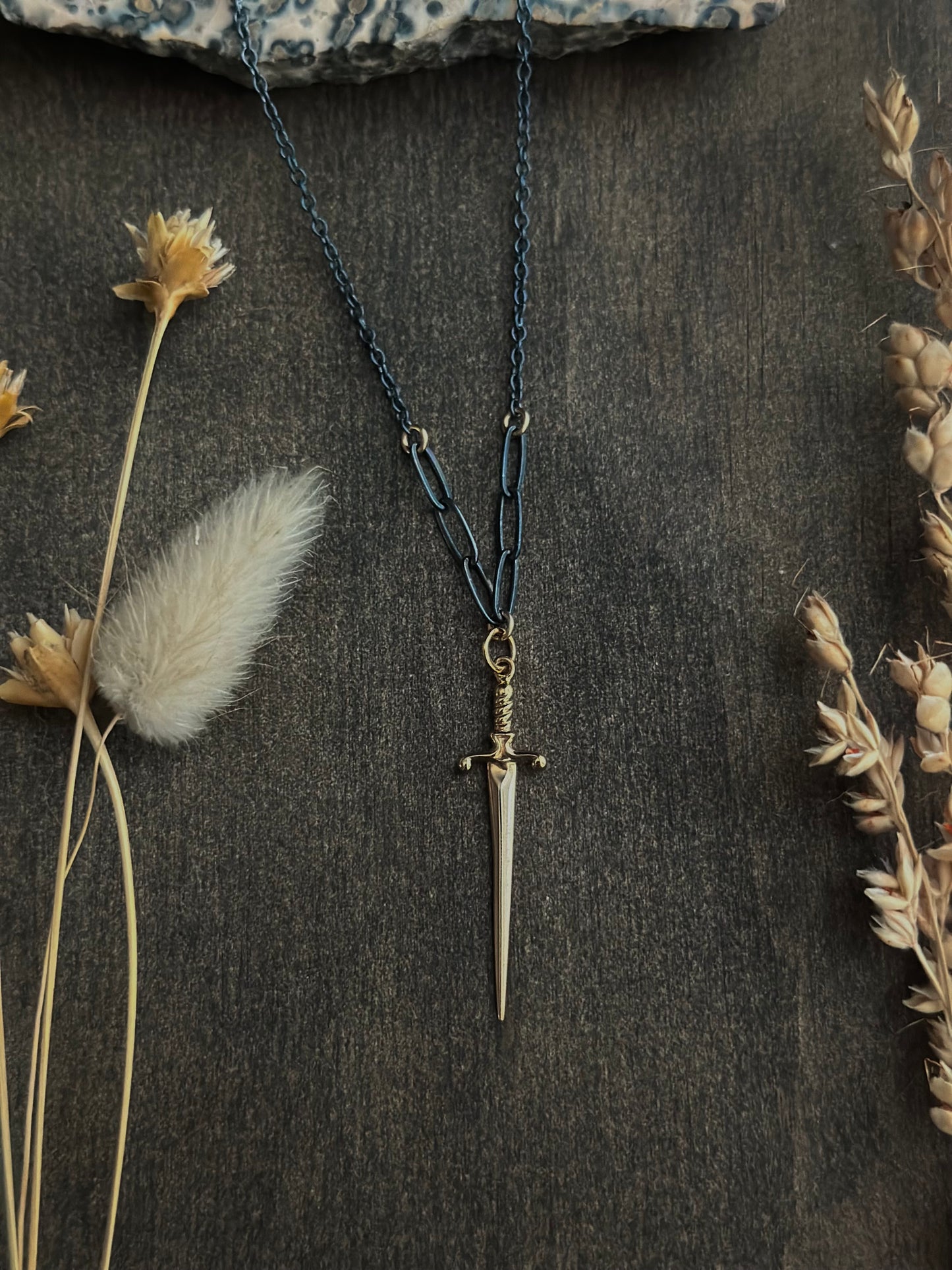 Dagger Charm Necklace
