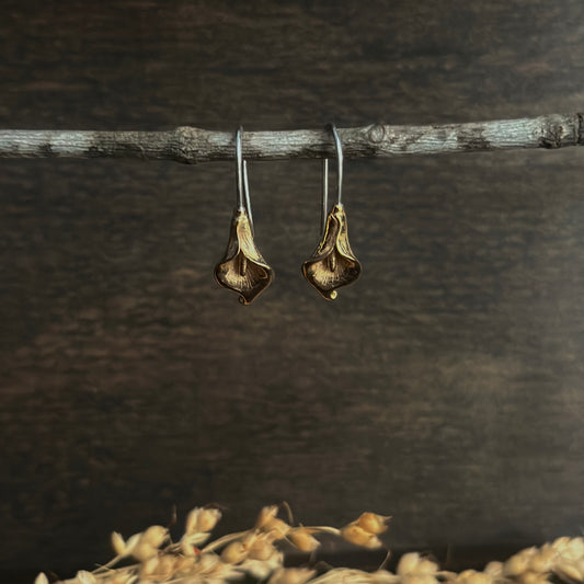 Calla Lily Hook Earrings