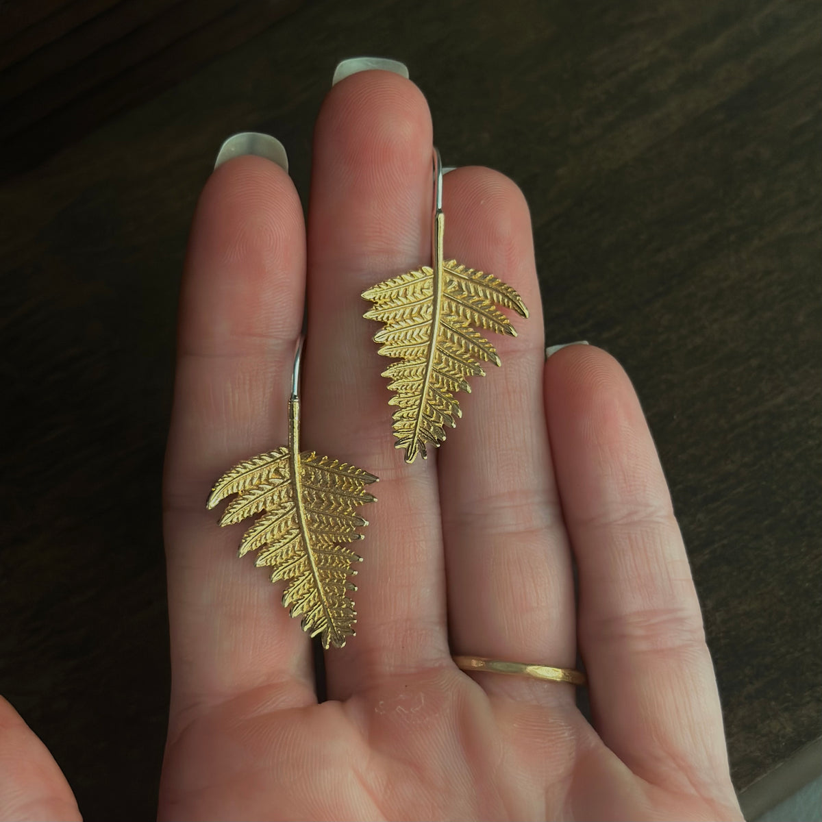 Fern Hook Earrings