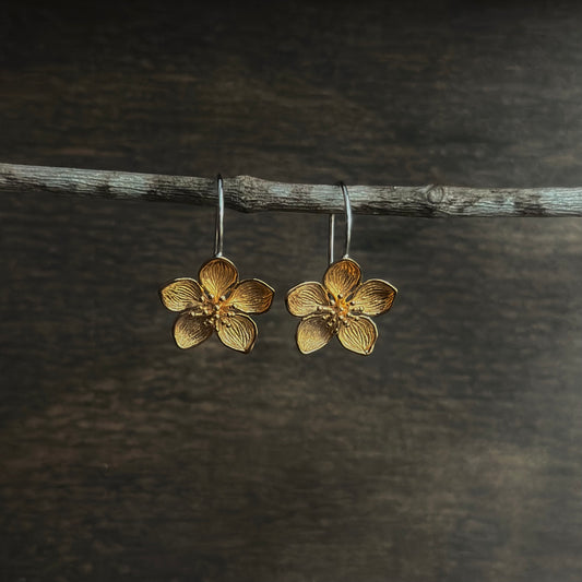 Cherry Blossom Hook Earrings