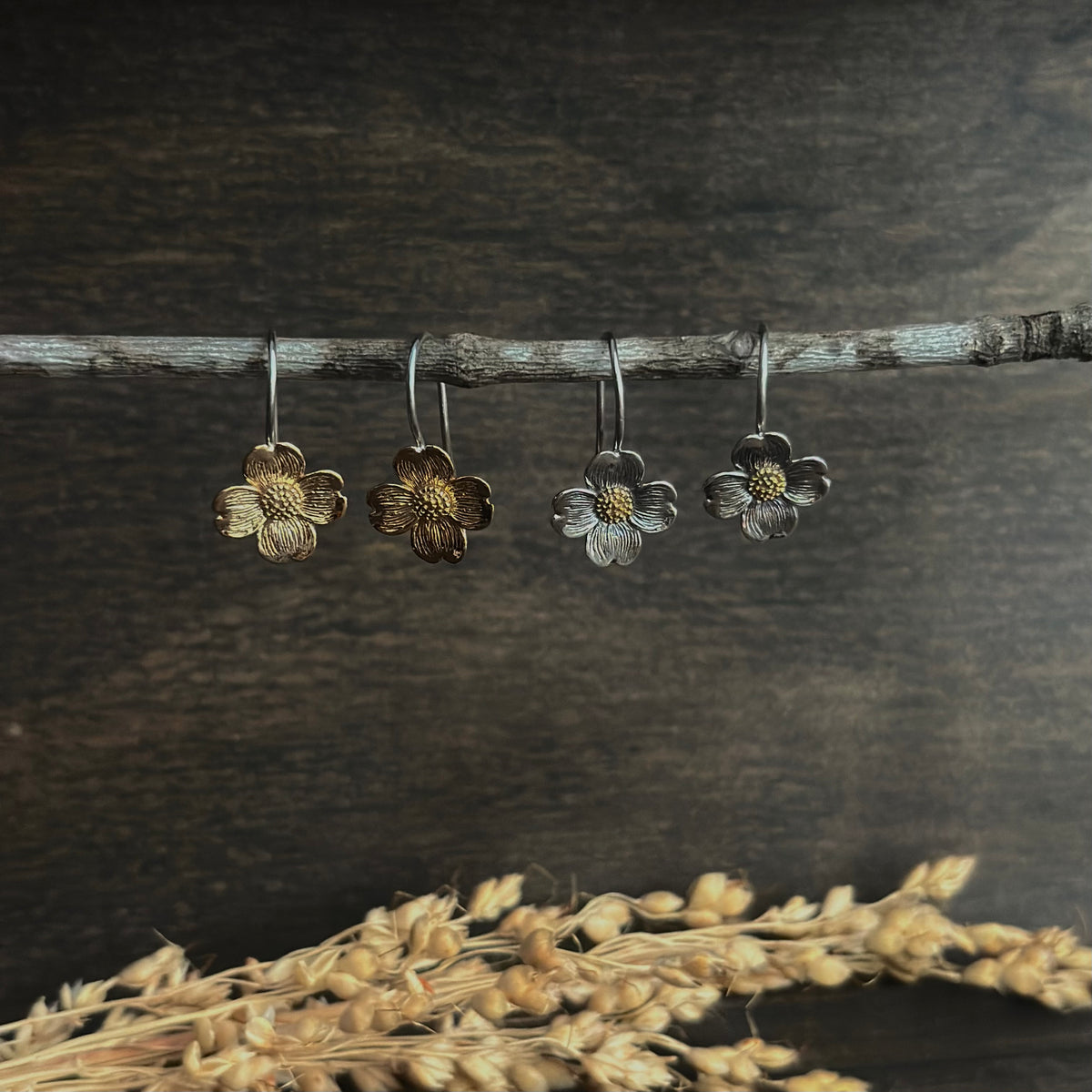 Dogwood Hook Earrings