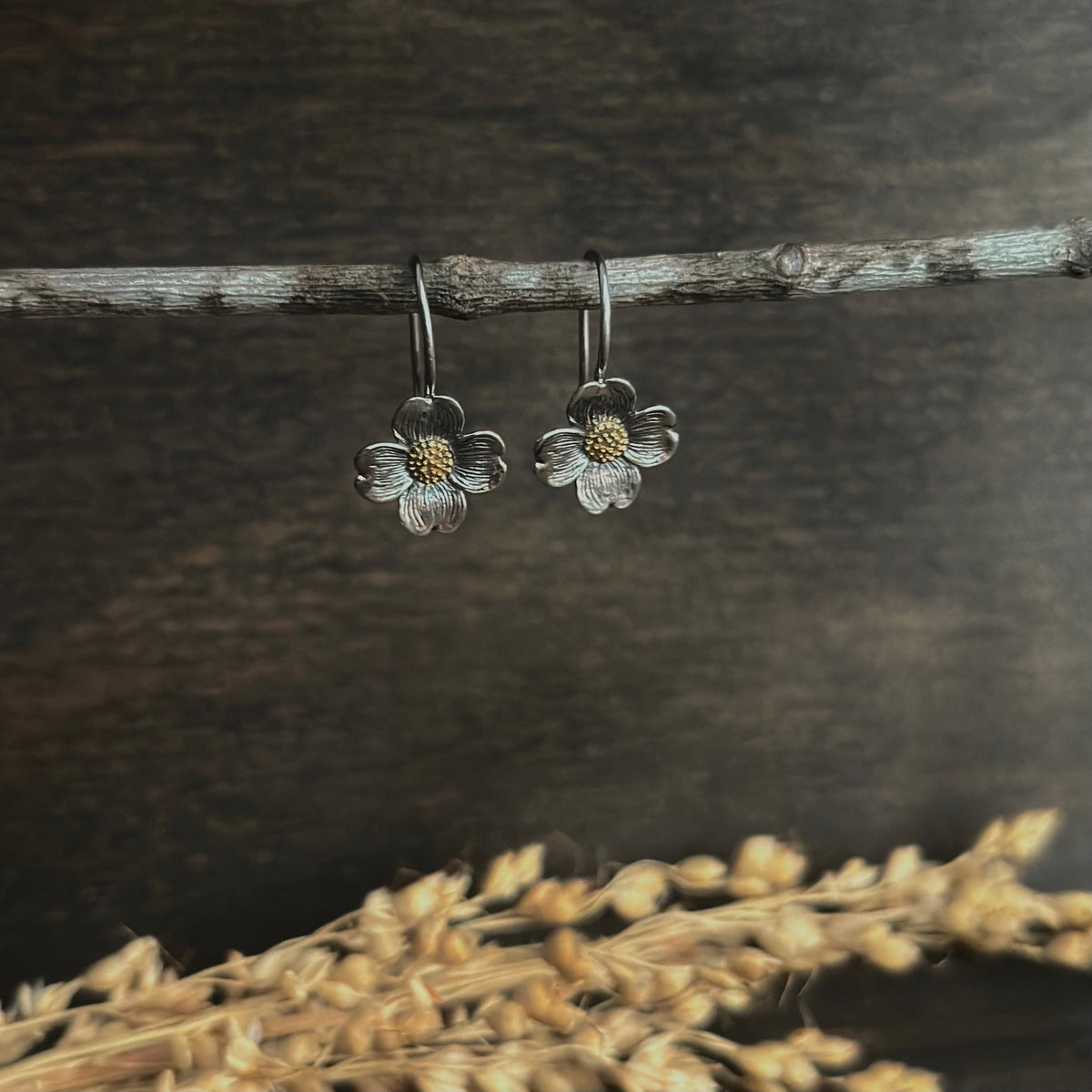 Dogwood Hook Earrings