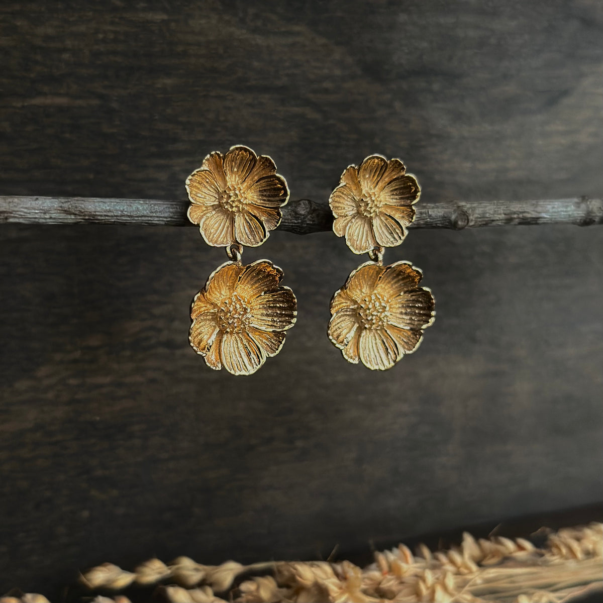 Peony Dangle Earrings