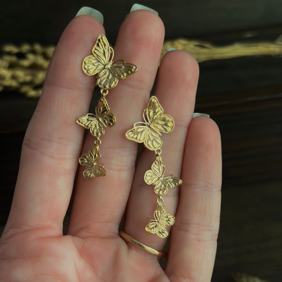 Butterfly Dangle Earrings